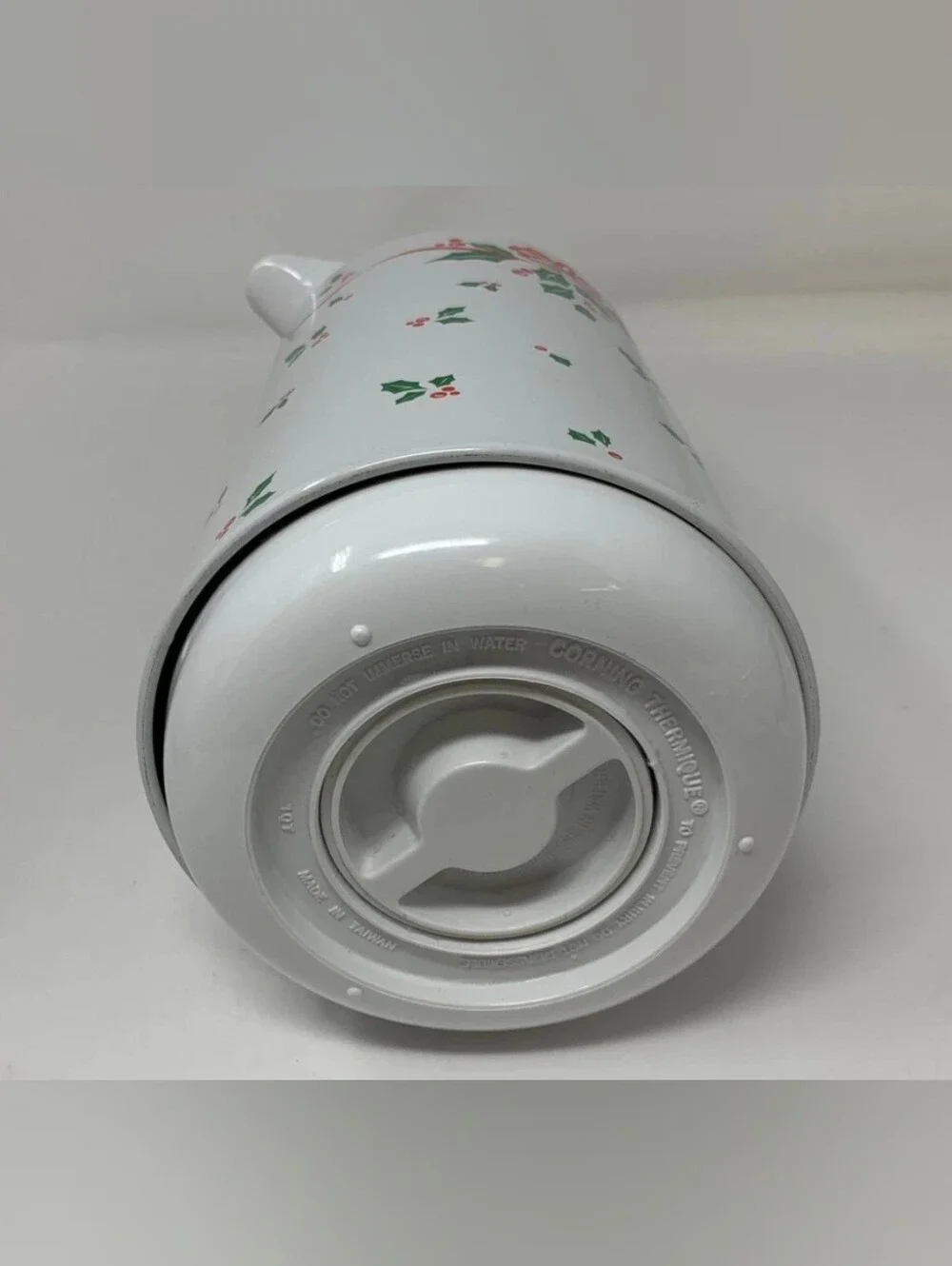 Vintage 1992 Corelle Winter Holly 1 Qt Thermal Server NEW Never Used Christmas